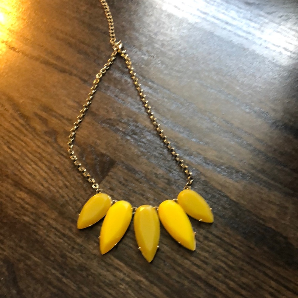 Yellow necklace